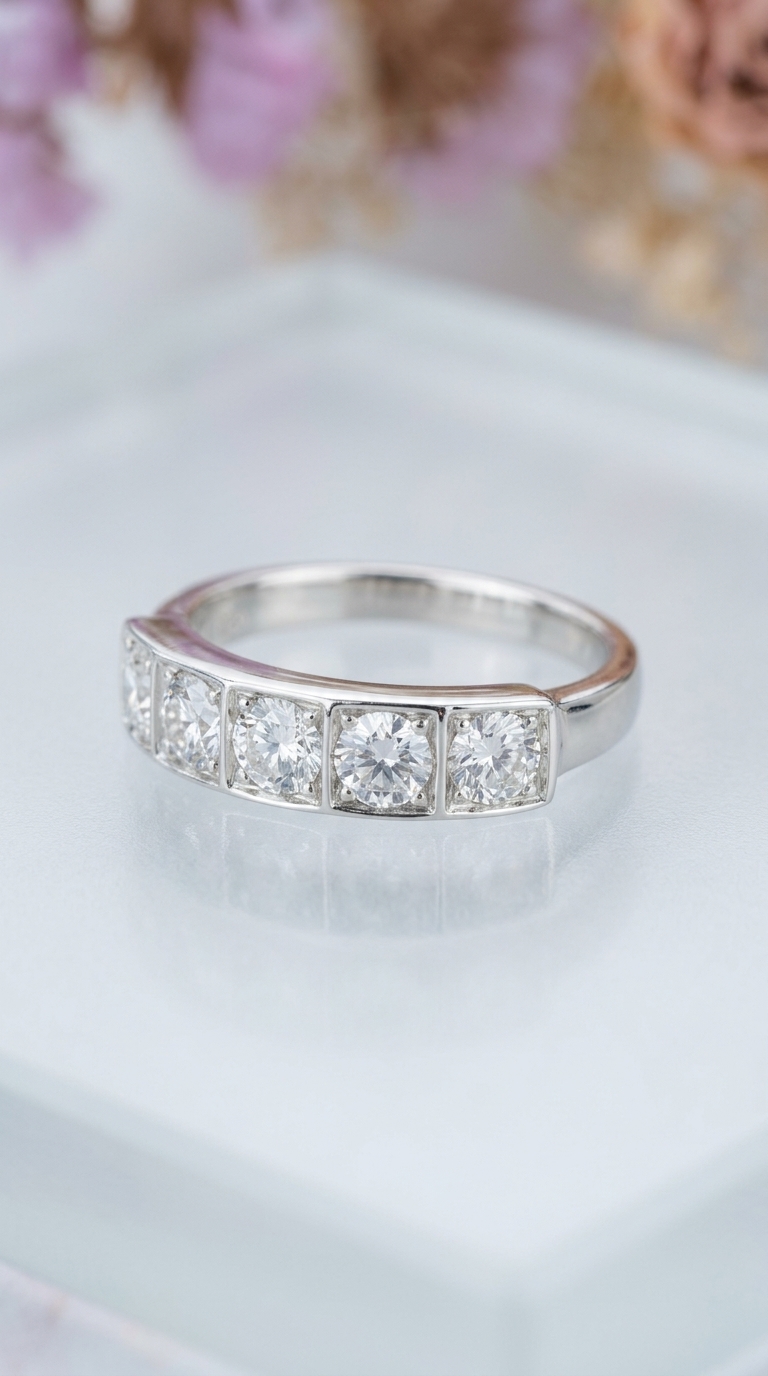 Alliance « Cinq Étoiles » — Or blanc